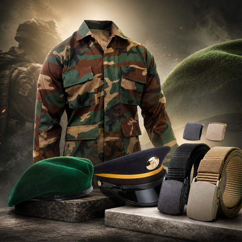 Military Uniforms and Accessories Showcase